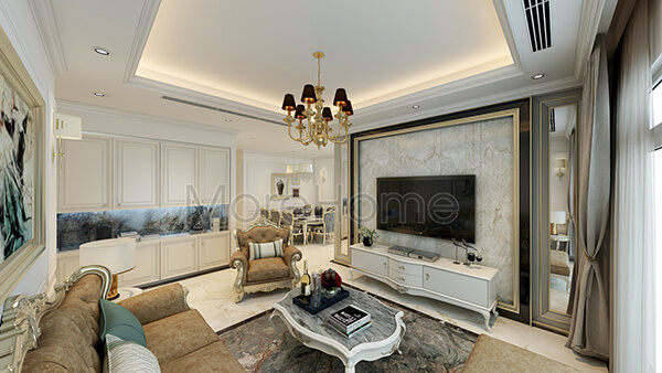 Thiết kế nội thất căn hộ vinhomes central park đẹp sang chảnh