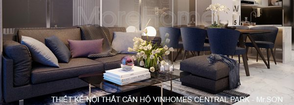  Thiết kế nội thất chung cư Vinhomes central park hiện đại cao cấp căn hộ Mr.Sơn