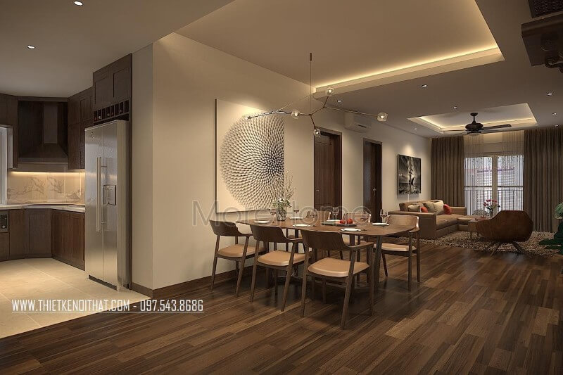 Thiết kế nội thất chung cư hiện đại