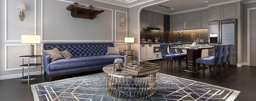  Thiết kế nội thất chung cư Hong Kong Tower cao cấp