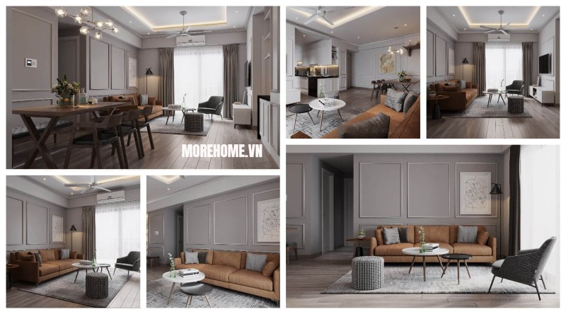 Thiết kế nội thất chung cư hiện đại