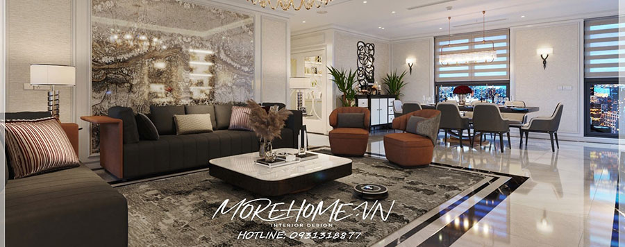  Thiết kế nội thất chung cư Heitower phong cách hiện đại, đẹp, sang trọng