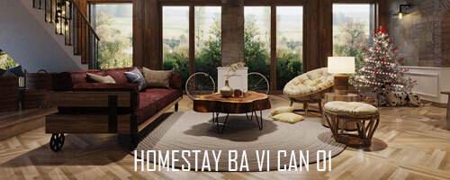  Thiết kế nội thất villa homestay đẹp hiện đại tại Ba Vì Hà Nội - Căn 01