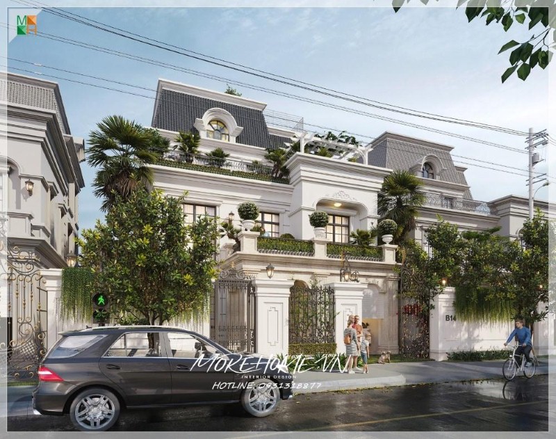 Thiết kế kiến trúc biệt thự tân cổ điển