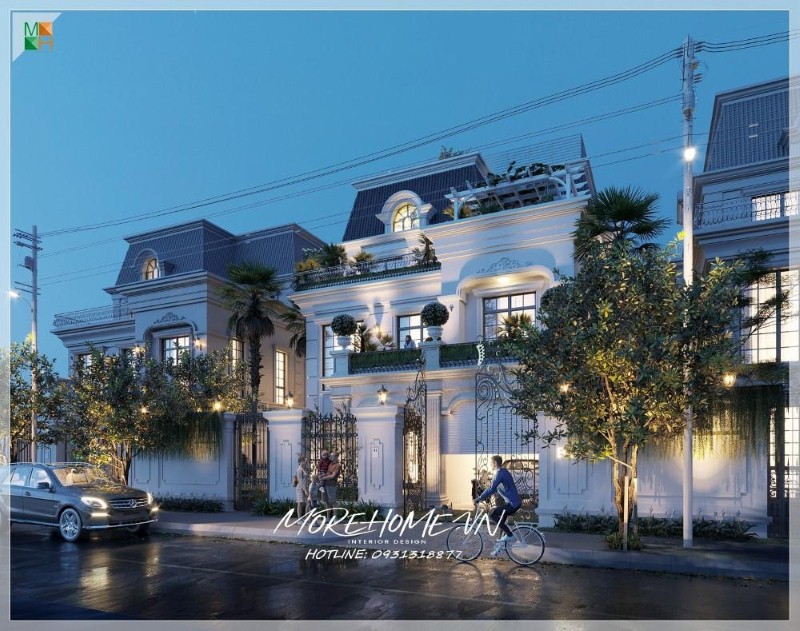 Thiết kế kiến trúc biệt thự tân cổ điển