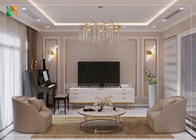 Thiết kế nội thất nhà phố tại hải phòng