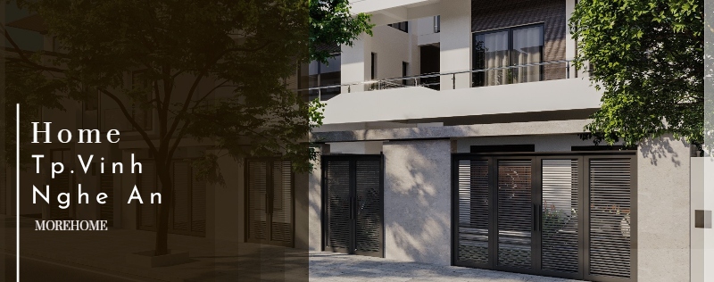  Thiết kế kiến trúc nhà phố tại Vinh, Nghệ An ấn tượng với nội thất gỗ óc chó hiện đại