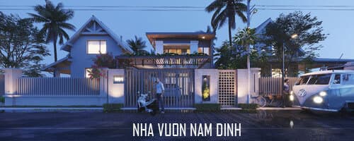  Thiết kế kiến trúc nhà vườn phong cách hiện đại tại Nam Định