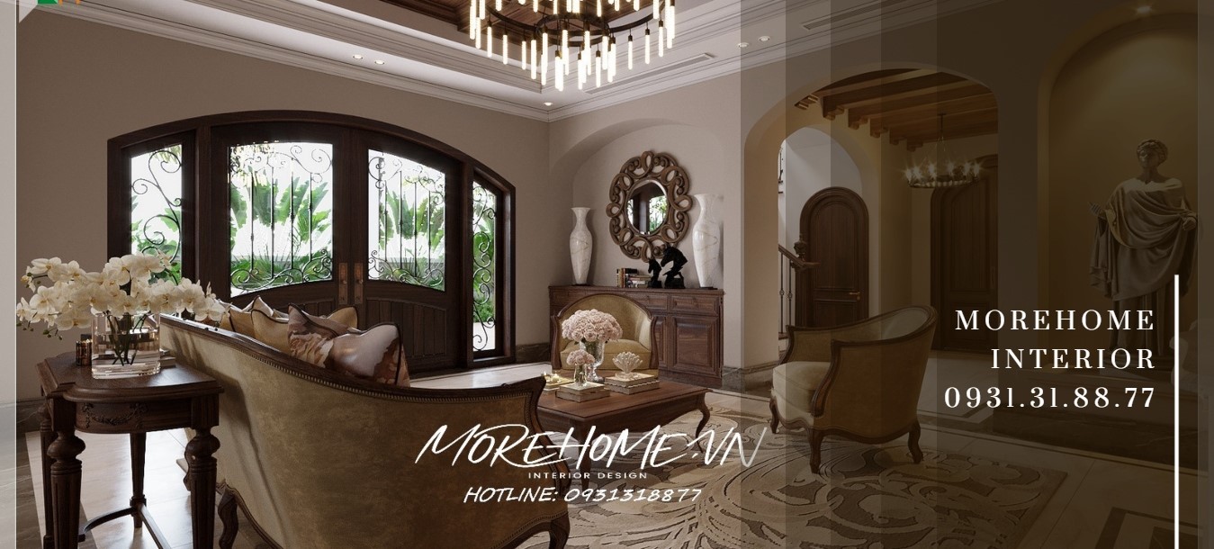 Thiết kế thi công biệt thự gỗ óc chó cao cấp tại Nam An Khánh Hà Nội