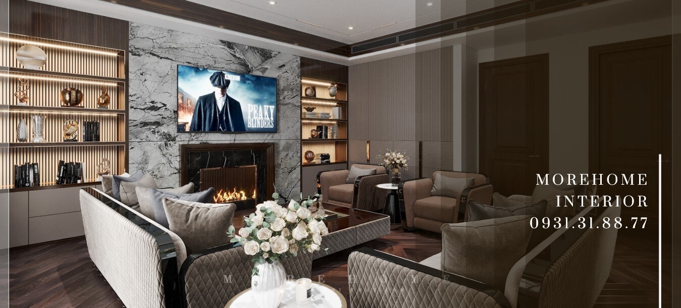 Công trình thiết kế nội ngoại thất biệt thự Nam An Khánh phong cách Địa Trung Hải 2022