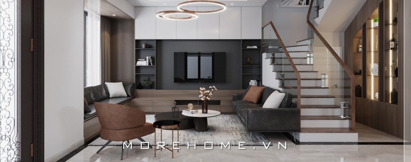  Thiết kế nội thất biệt thự hiện đại Vinhomes Marina Cầu Rào 2 tại Hải Phòng