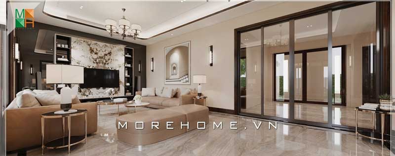  Nội thất biệt thự 2 tầng - phong cách Luxury đẳng cấp