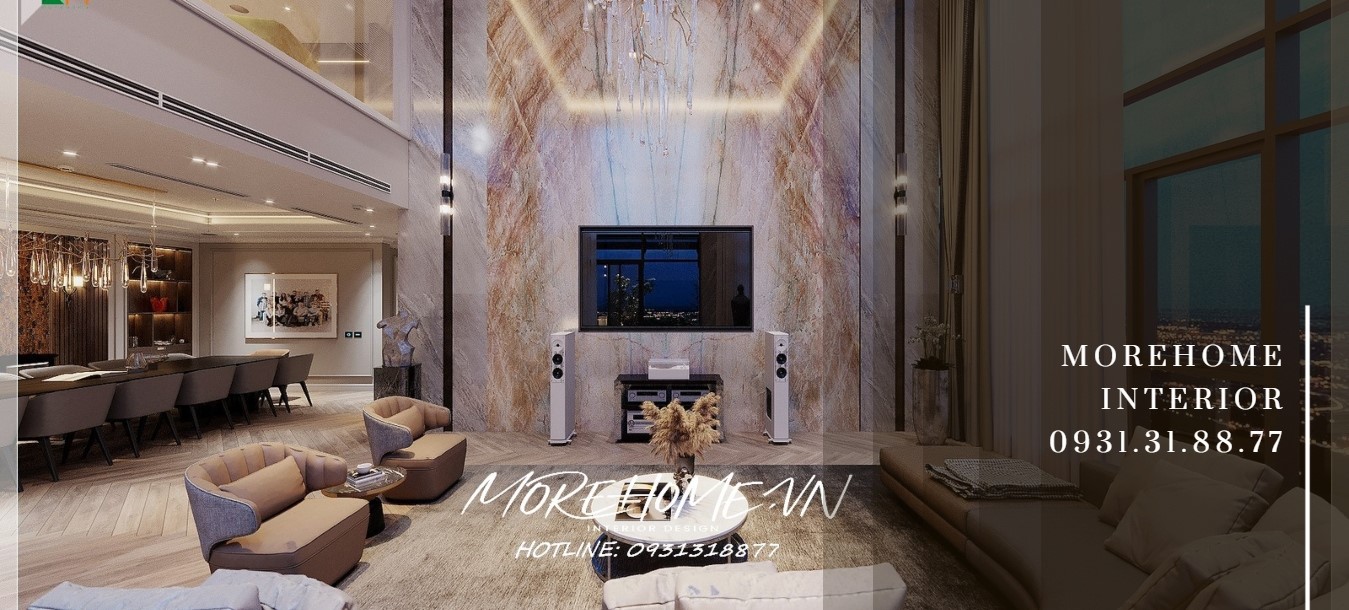 Thiết kế căn hộ Duplex hiện đại cao cấp tại chung cư Ancora Hà Nội