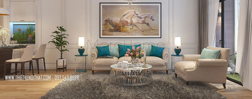  Thiết kế căn hộ hiện đại sang trọng tại chung cư TimesCity Park Hill - Anh Tùng