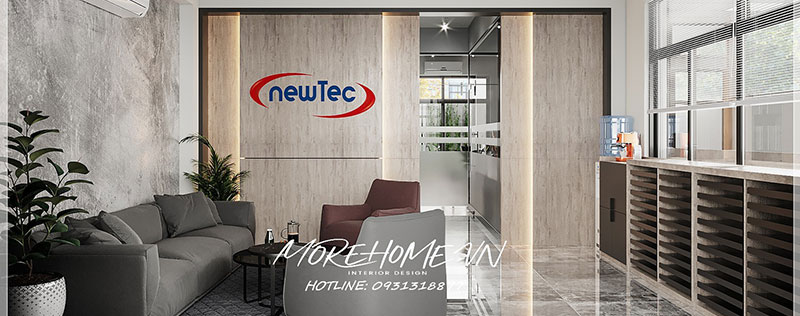  Thiết kế nội thất văn phòng hiện đại công ty NEWTEC