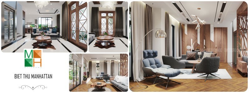 Thiết kế nội thất biệt thự vinhomes imperia phân khu manhattan