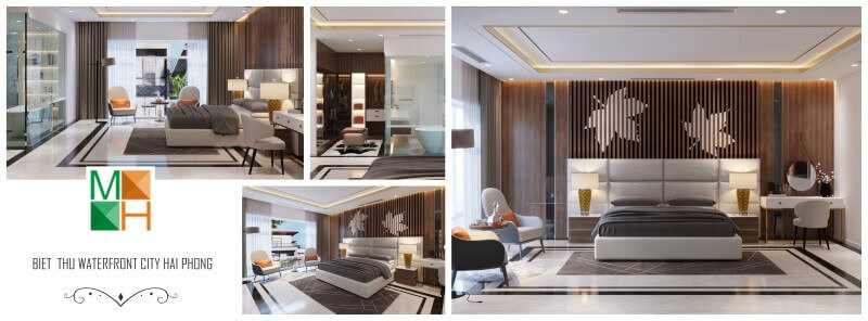 Thiết kế nội thất biệt thự waterfront city hải phòng