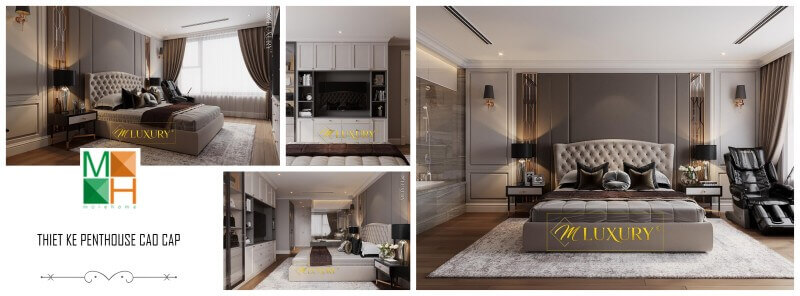 Thiết kế nội thất căn hộ Penthouse cao cấp