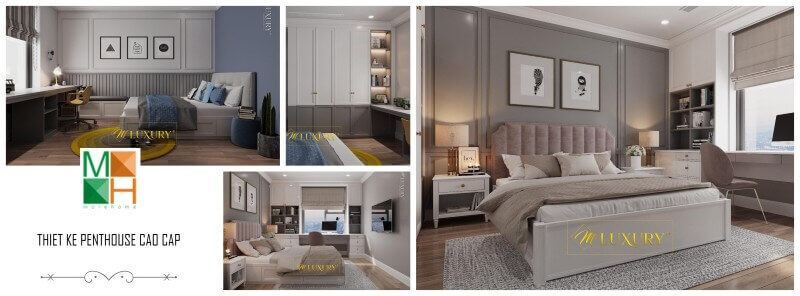 Thiết kế nội thất căn hộ Penthouse cao cấp