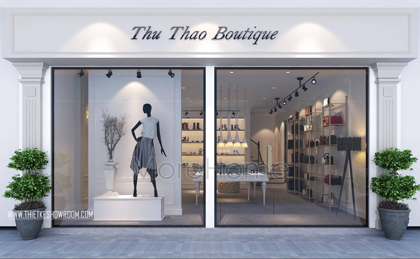 THIẾT KẾ SHOP THỜI TRANG THẢO BOUTIQUE