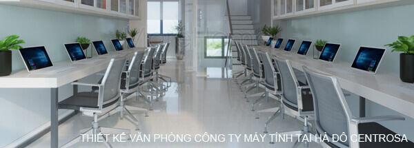  Thiết kế nội thất văn phòng công ty Máy Tính tại Hà Đô Centrosa - Quận 10