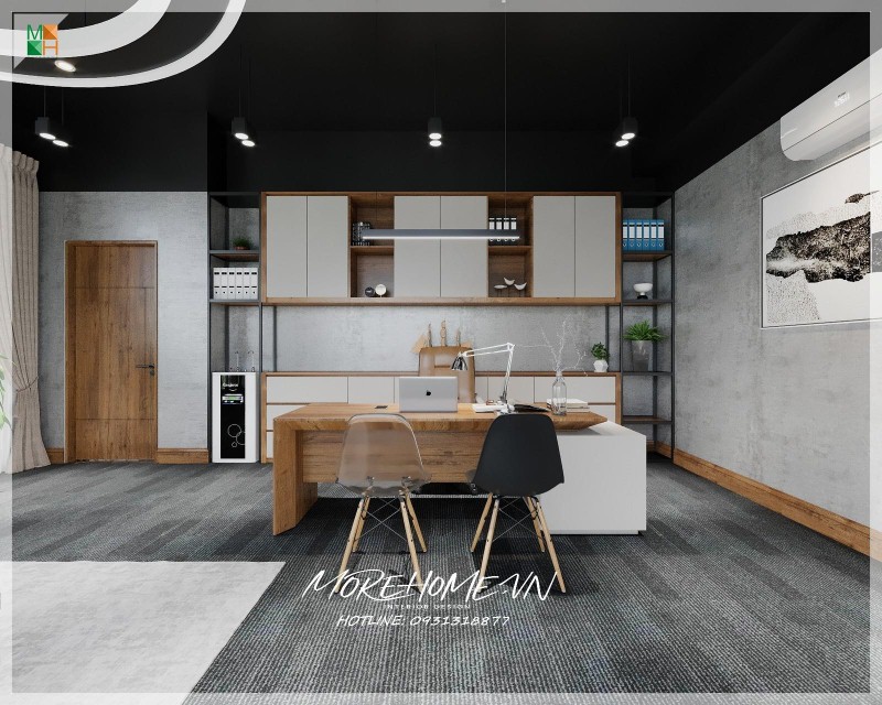 Thiết kế nội thất văn phòng công ty newtek