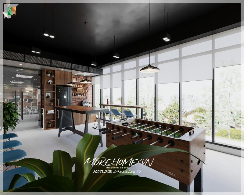 Thiết kế nội thất văn phòng công ty newtek