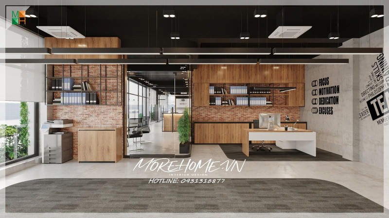 Thiết kế nội thất văn phòng công ty newtek