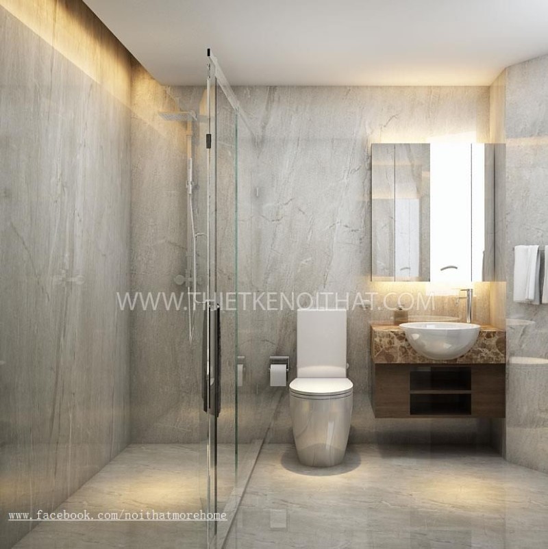 Thiết kế nội thất chung cư CT3 Nam Cường