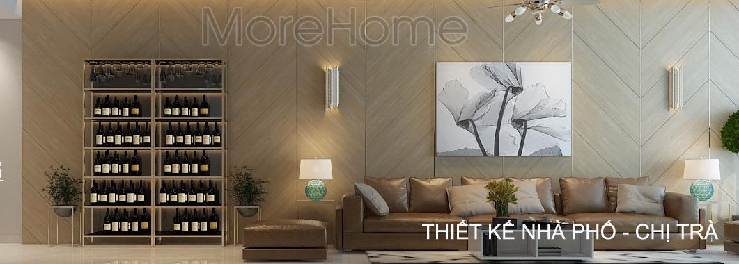  Thiết kế nhà phố hiện đại - chị Trà