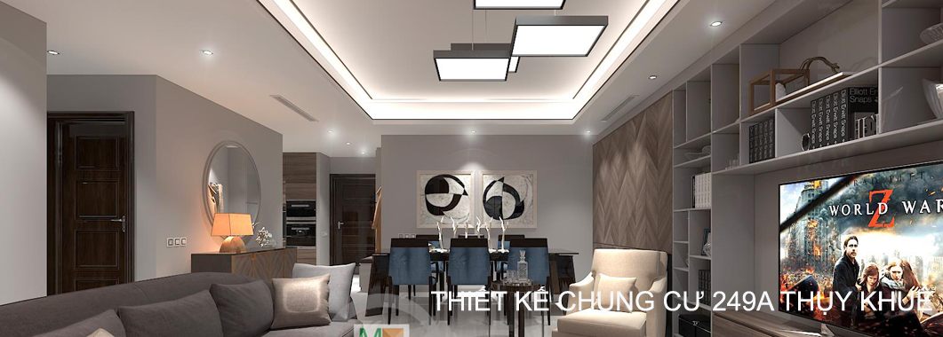  Thiết kế nội thất chung cư 249A Thụy khuê - Anh Hùng