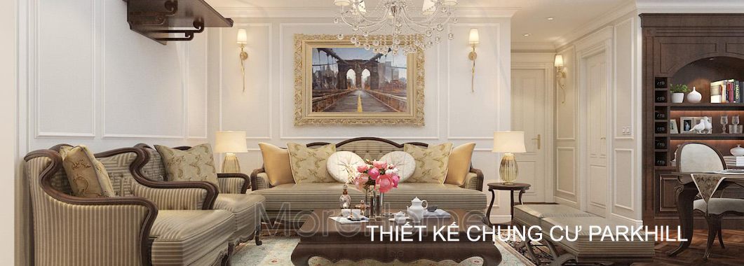 Thiết kế nội thất Chung cư HEI TOWER tân cổ điển - Nhà chị Ngọc 3 phòng ngủ