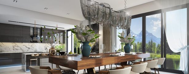  Công trình thiết kế nội thất biệt thự đẹp - tân cổ điển