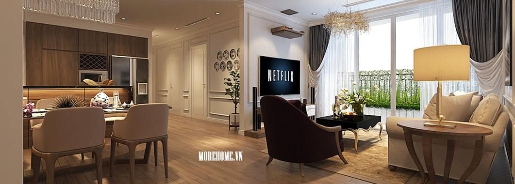  Thiết kế nội thất chung cư Vinhomes Gardenia sang trọng, đẳng cấp - Chị Linh