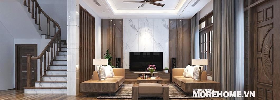  Thiết kế biệt thự gỗ óc chó An Hưng Hà Đông, Hà Nội