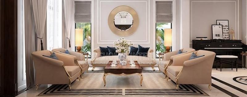  Mẫu thiết kế nội thất biệt thự tân cổ điển tại Palm Garden cao cấp