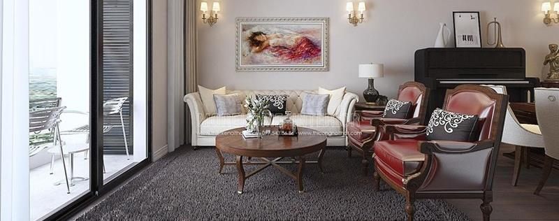  Sang trọng với mẫu thiết kế chung cư Time City phong cách tân cổ điển