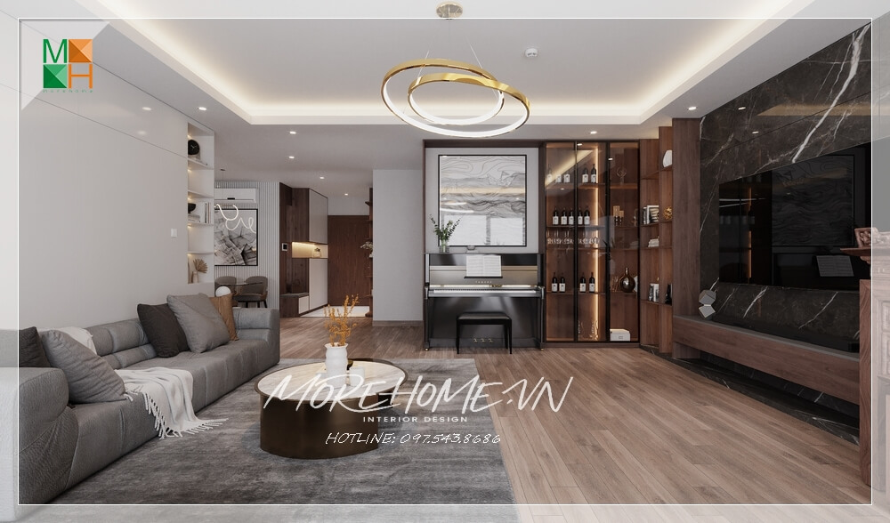 Thiết kế nội thất chung cư hiện đại tại Hà Nội