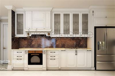 Tủ bếp tân cổ điển cao cấp