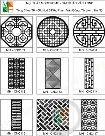 Mẫu vách cnc 013