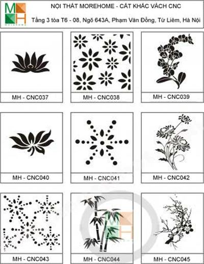 Mẫu vách cnc 005