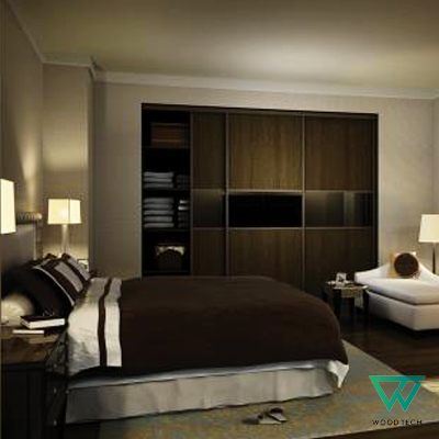 Tủ quần áo gỗ óc chó MH - 0006