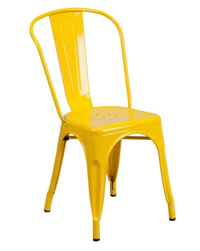 Ghế Tolix không tay TL-01 vàng