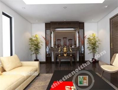 Bàn thờ đẹp hiện đại cho chung cư - Mẫu 12