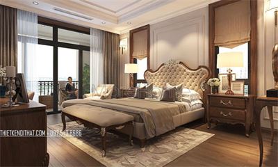 Những mẫu giường ngủ đẹp cho biệt thự Vinhomes Green Bay