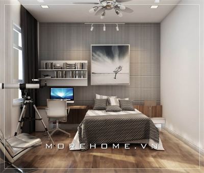 Thiết kế phòng ngủ đơn giản, hiện đại và tiện nghi