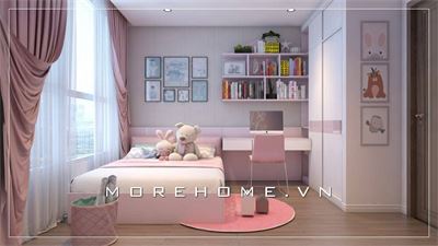 Tư vấn lựa chọn nội thất phòng ngủ bé gái dễ thương