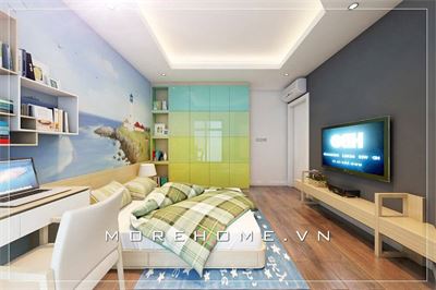 Gây ấn tượng với những mẫu thiết kế phòng ngủ bé trai cá tính