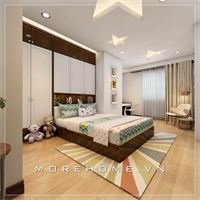 Trang trí nội thất phòng ngủ gỗ công nghiệp độc đáo đầy cuốn hút