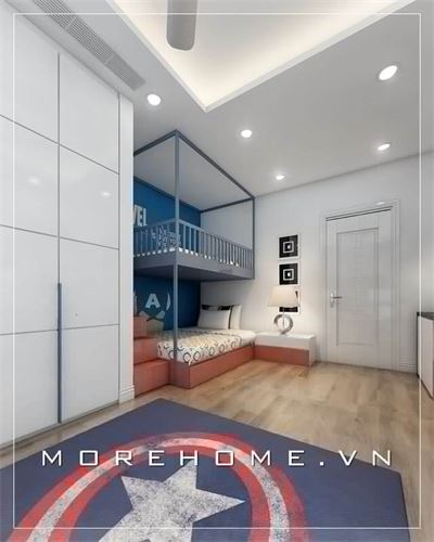 Gợi ý các mẫu nội thất phòng ngủ 2 bé trai đầy cá tính và ấn tượng